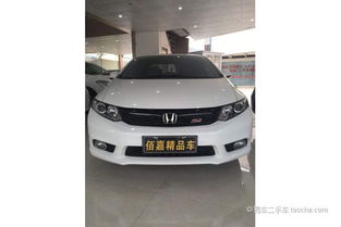 9.88萬 白色2013款1.8l十周年紀(jì)念自動exi舒適版 思域二手車 淘車